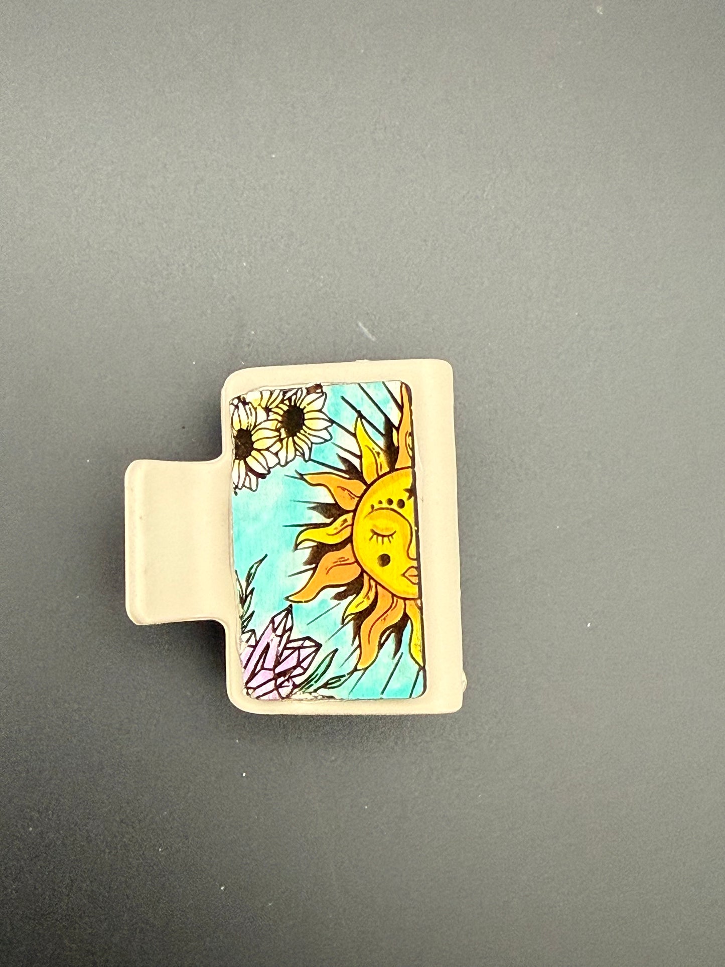 Boho Sun Hair Clip - 2"