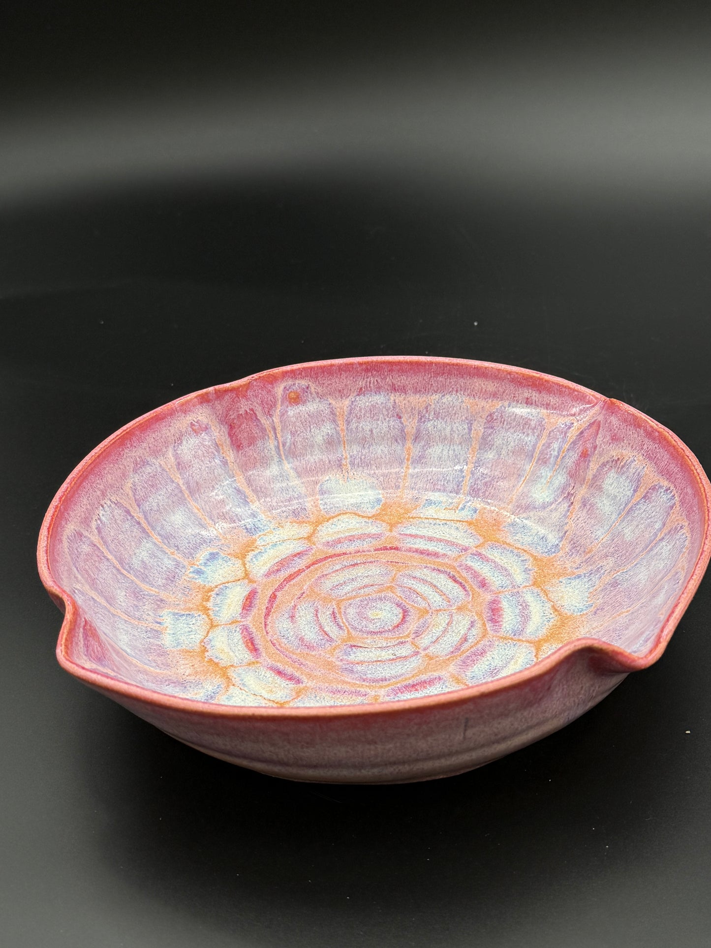 Pink Frozen Pond Bowl