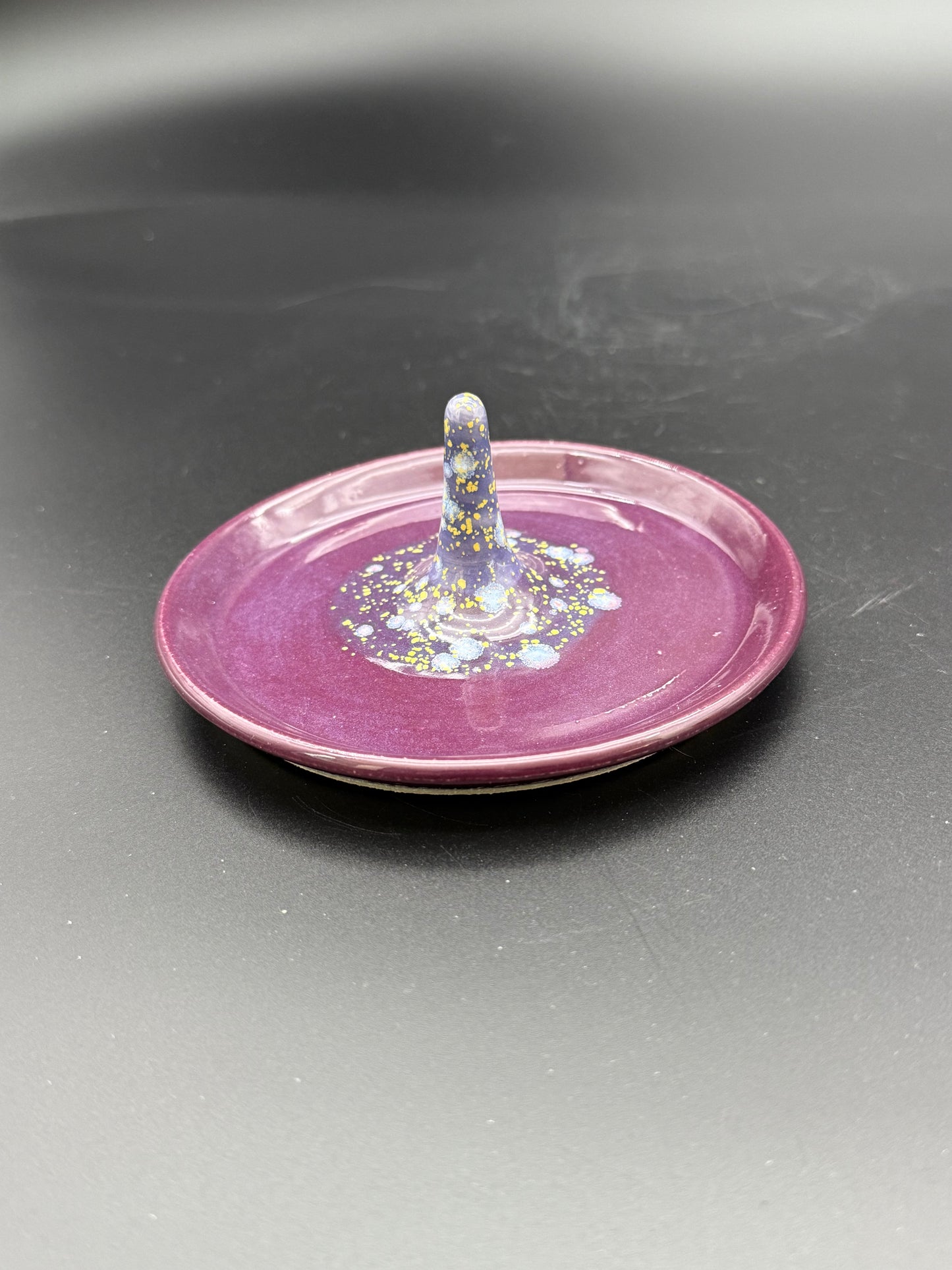 Purple Hydrangea Ring Holder