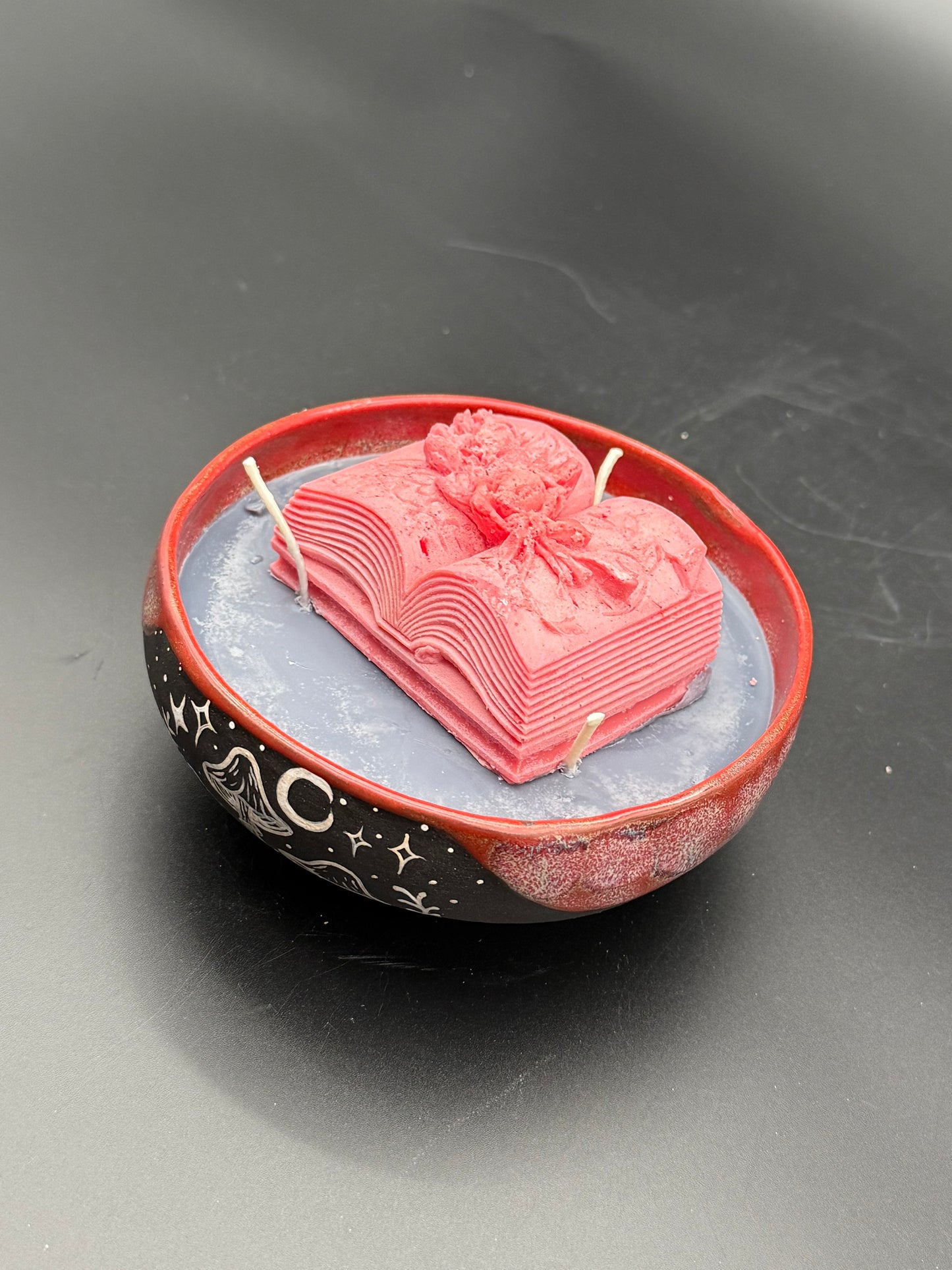 Mushroom Nights Book Candle