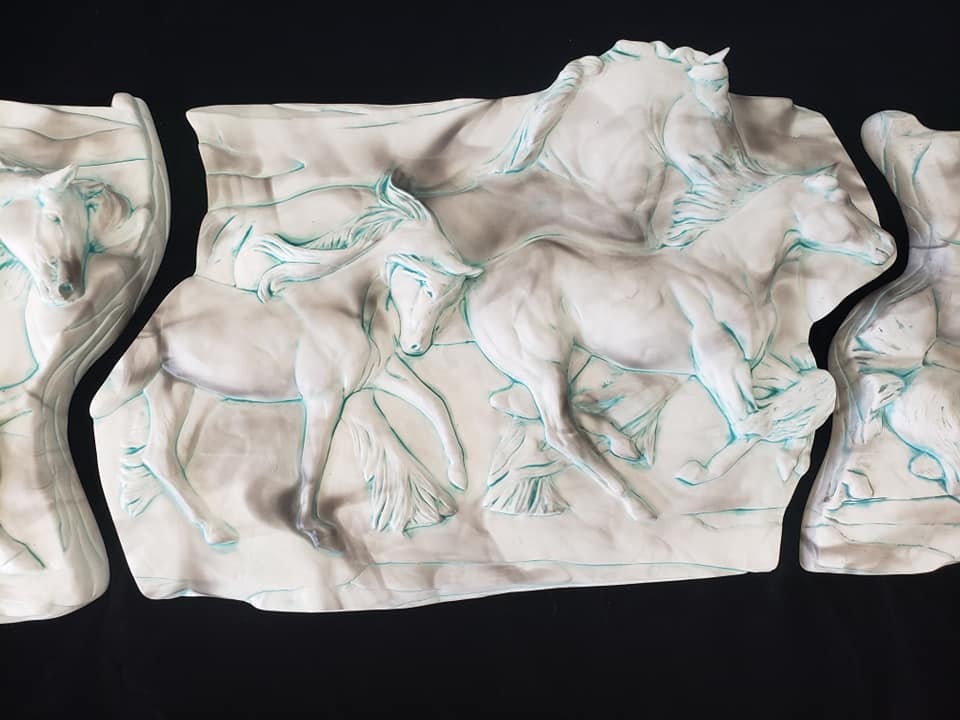 Custom Horse Frieze