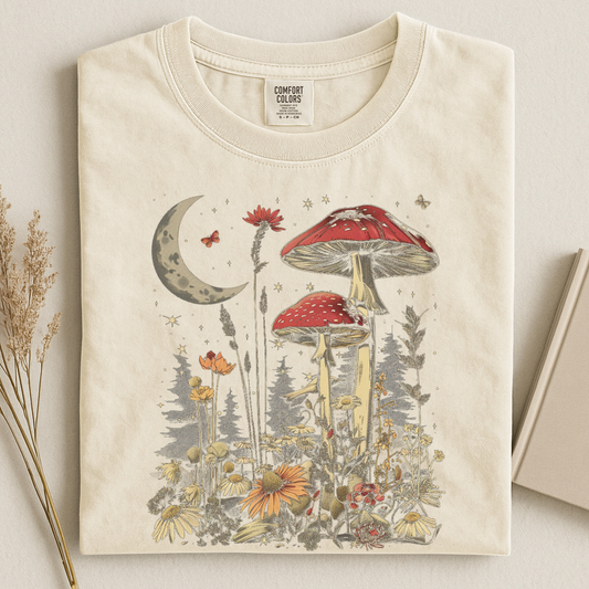Mushrooms and Moon