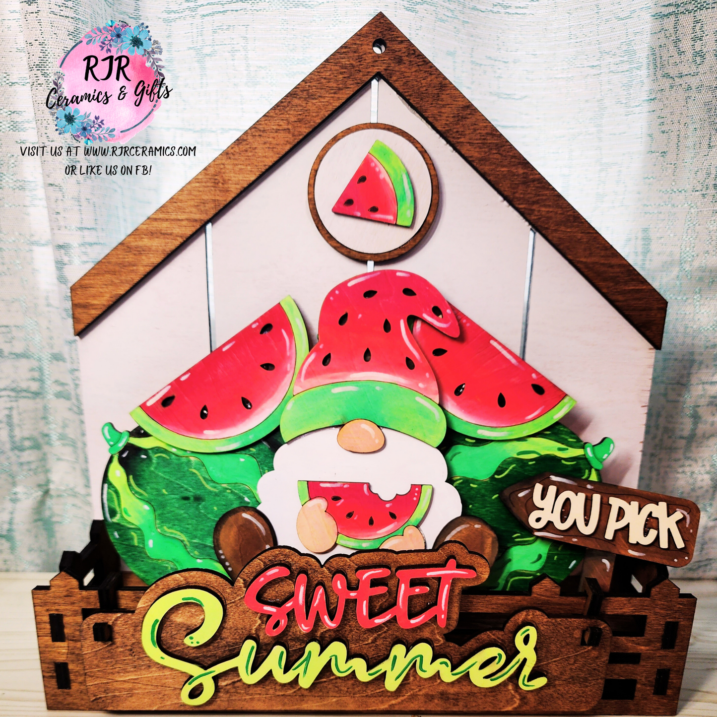 Watermelon Gnome Tier Tray