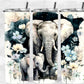 Mama and Baby Elephant Tumbler