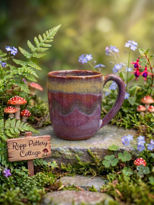 Purple Stoneware Mug V.2