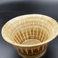 Brown Fluted Bowl