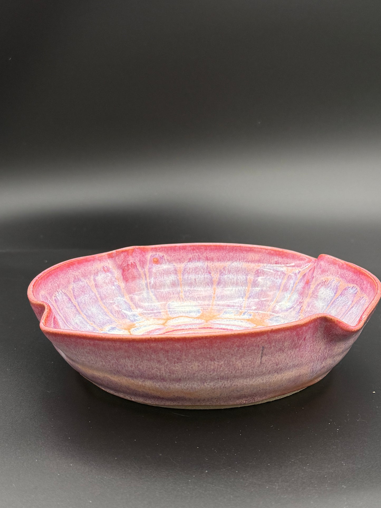 Pink Frozen Pond Bowl