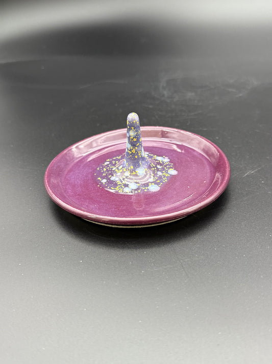 Purple Hydrangea Ring Holder