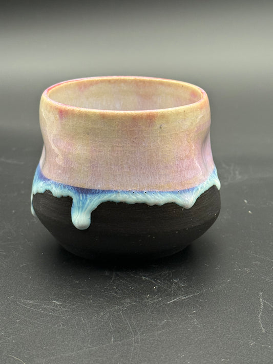 Drippy Purple/Pink/Blue Thumb Print Mug