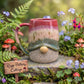 Gnome Mug - Pink/Turquoise/River Birch