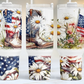 40 oz Patriotic Cowboy Boots and Flowers Tumbler