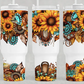 40 oz Sunflowers and Turquoise Tumbler