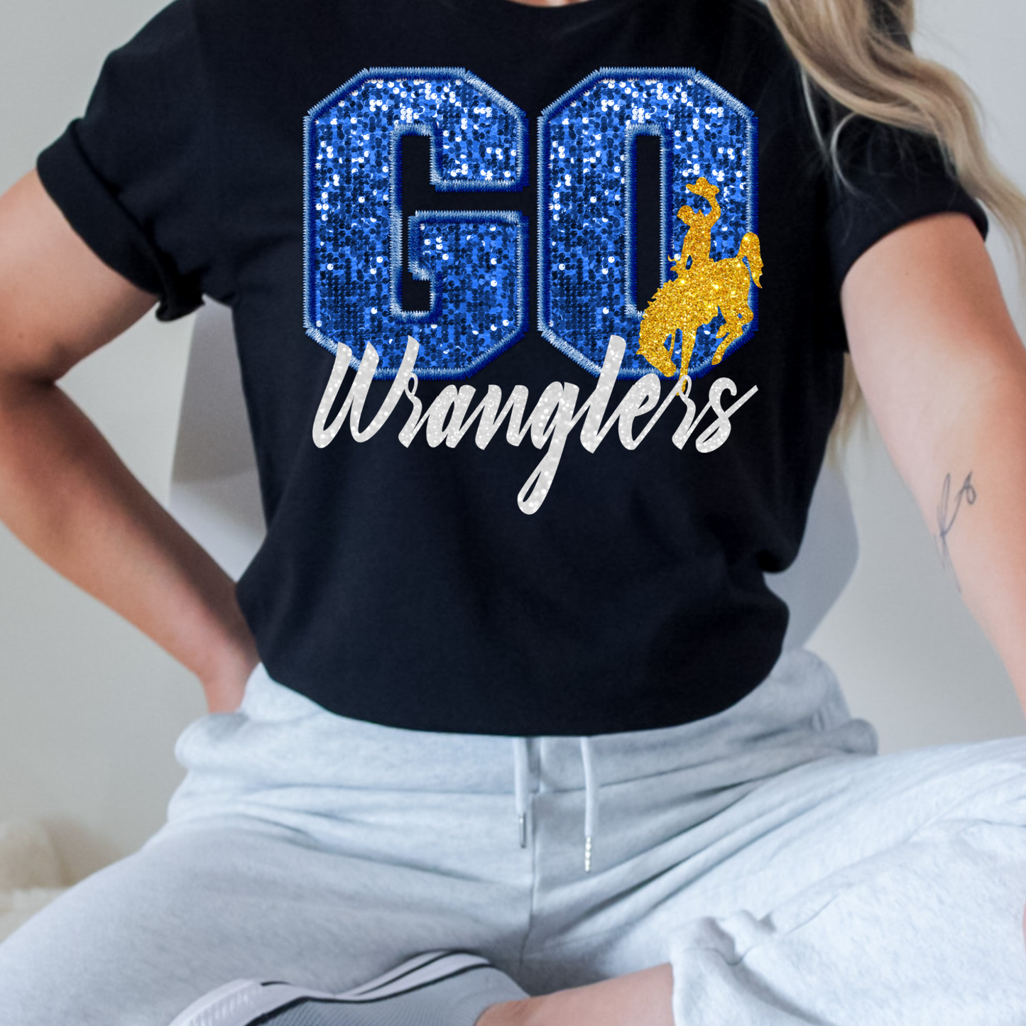 Shoshoni Go Wranglers Sequins