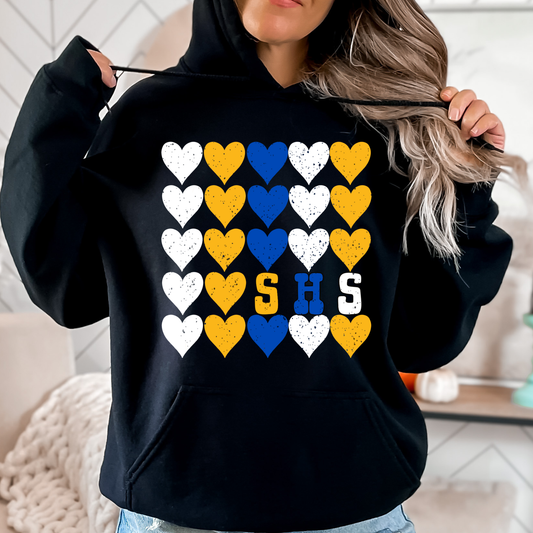 Shoshoni SHS Hearts Design