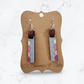 Shades of Pink Half Circle Earrings