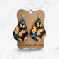 Teal and Monarch Sublimation Earrings