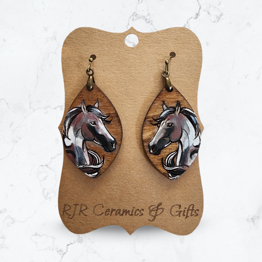 Paint Horse Earrings