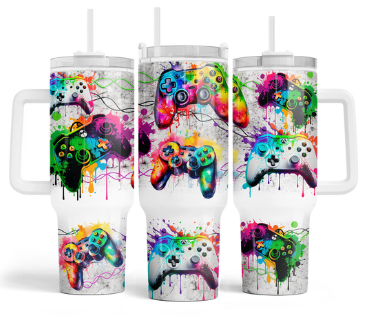 40 oz Gamer Tumbler