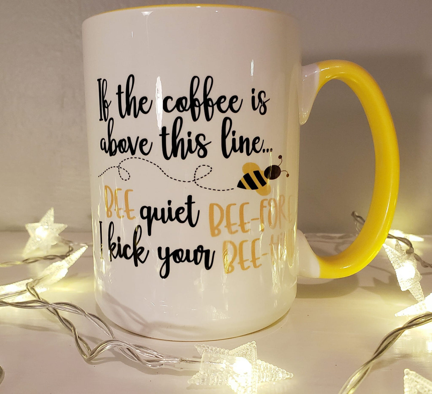Bee Mug - Multiple Options - Can Be Customized!