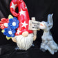 Garden Gnome- "Naughty Gnome" with Flowers and Sign