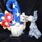 Garden Gnome- "Naughty Gnome" with Flowers and Sign